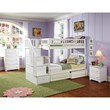 Leo & Lacey Twin Over Twin Staircase Storage Bunk Bed