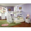 Leo & Lacey Twin Over Full Staircase Trundle Bunk Bed