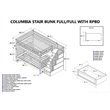 Leo & Lacey Full Over Full Staircase Storage Bunk Bed