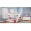 Leo & Lacey Twin Over Twin Staircase Trundle Bunk Bed