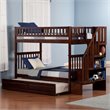 Leo & Lacey Twin Over Twin Staircase Trundle Bunk Bed