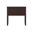 Leo & Lacey Contemporary Twin Wood Panel Headboard in Espresso