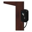 Leo & Lacey Modern Solid Wood Full Bookcase Headboard in Walnut