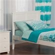 Leo & Lacey Contemporary Twin Solid Wood Panel Headboard in White