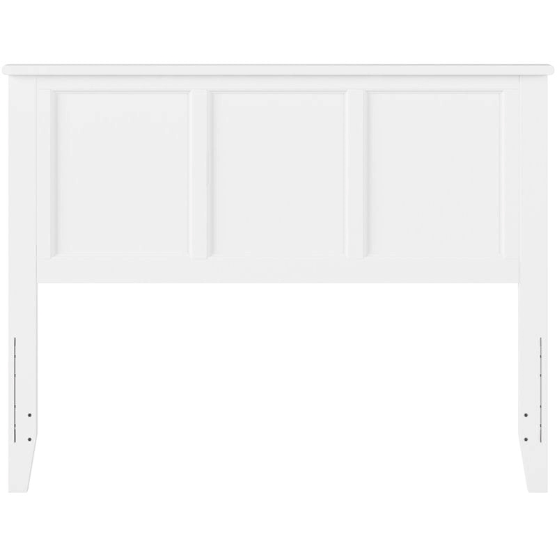 Leo & Lacey Madison Full Solid Wood Panel Headboard in White
