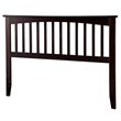 Leo & Lacey Mission King Wood Headboard in Espresso