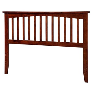 Leo & Lacey Mission King Wood Headboard in Walnut