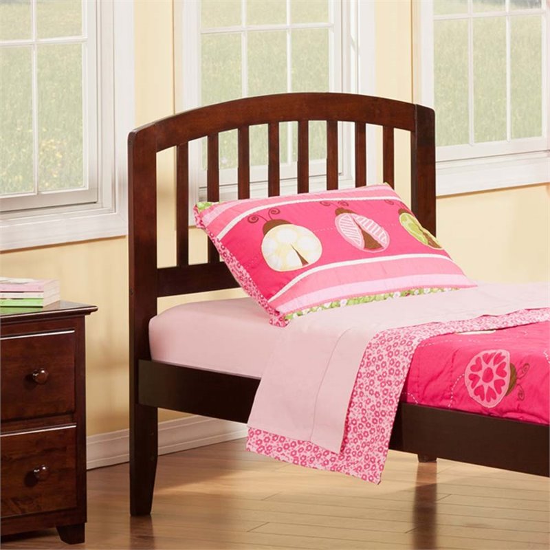 Leo & Lacey Richmond Twin Wood Headboard in Walnut