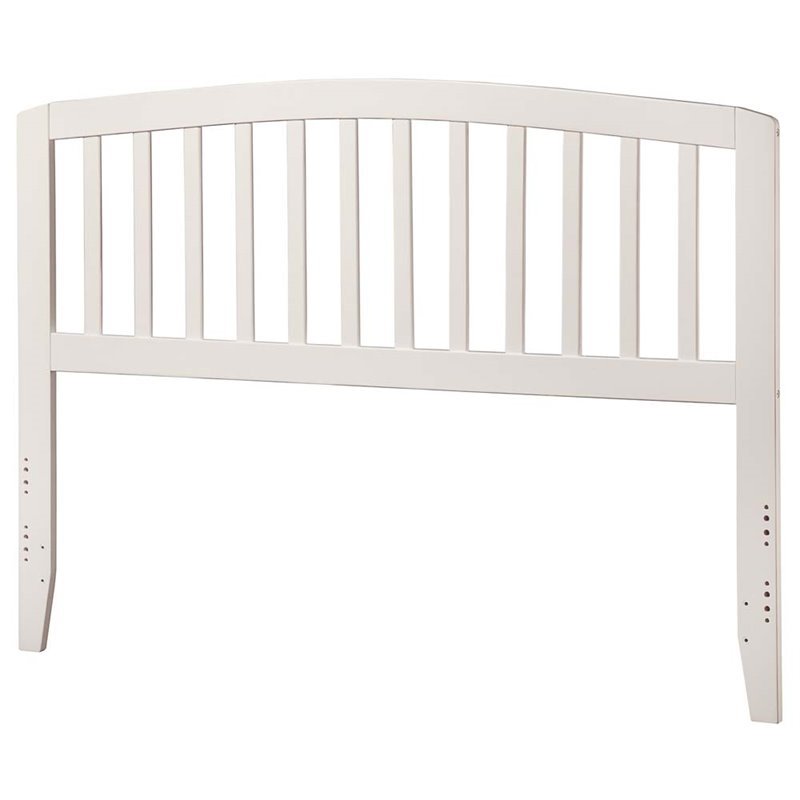Leo & Lacey Richmond Full Wood Headboard in White