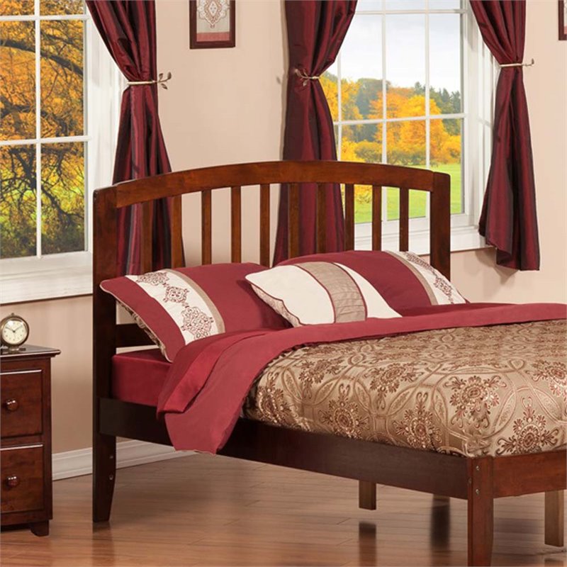 Leo & Lacey Richmond Full Wood Headboard in Walnut