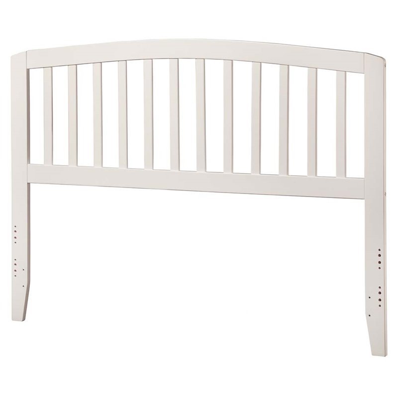 Leo & Lacey Richmond Queen Wood Headboard in White