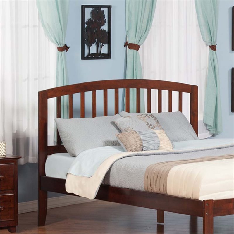 Leo & Lacey Richmond King Wood Headboard in Walnut