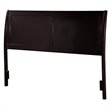 Leo & Lacey Portland Full Sleigh Wood Headboard in Espresso