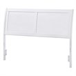 Leo & Lacey Portland Full Sleigh Wood Headboard in White