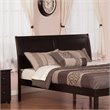Leo & Lacey Portland Queen Sleigh Wood Headboard in Espresso