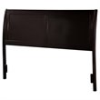 Leo & Lacey Portland Queen Sleigh Wood Headboard in Espresso