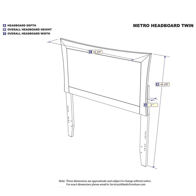Leo & Lacey Twin Panel Headboard in White