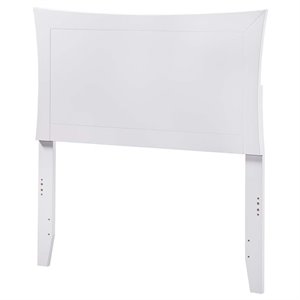 Leo & Lacey Twin Panel Headboard in White