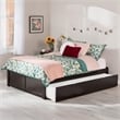 Leo & Lacey Urban Full Trundle Platform Bed in Espresso