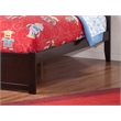 Leo & Lacey Urban Twin Trundle Platform Bed in Espresso