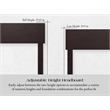 Leo & Lacey Urban Twin Trundle Platform Bed in Espresso