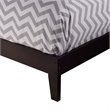 Leo & Lacey Solid Wood Twin XL Platform Bed w/ USB Charger in Espresso