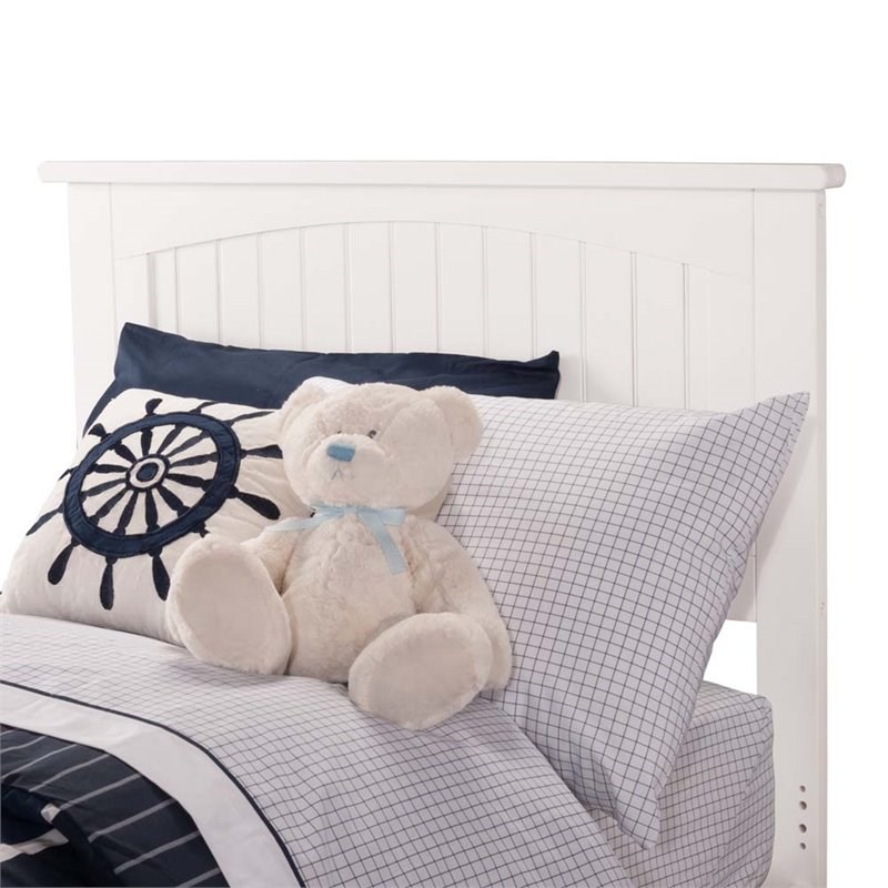 Leo & Lacey Urban Twin Storage Platform Bed in White