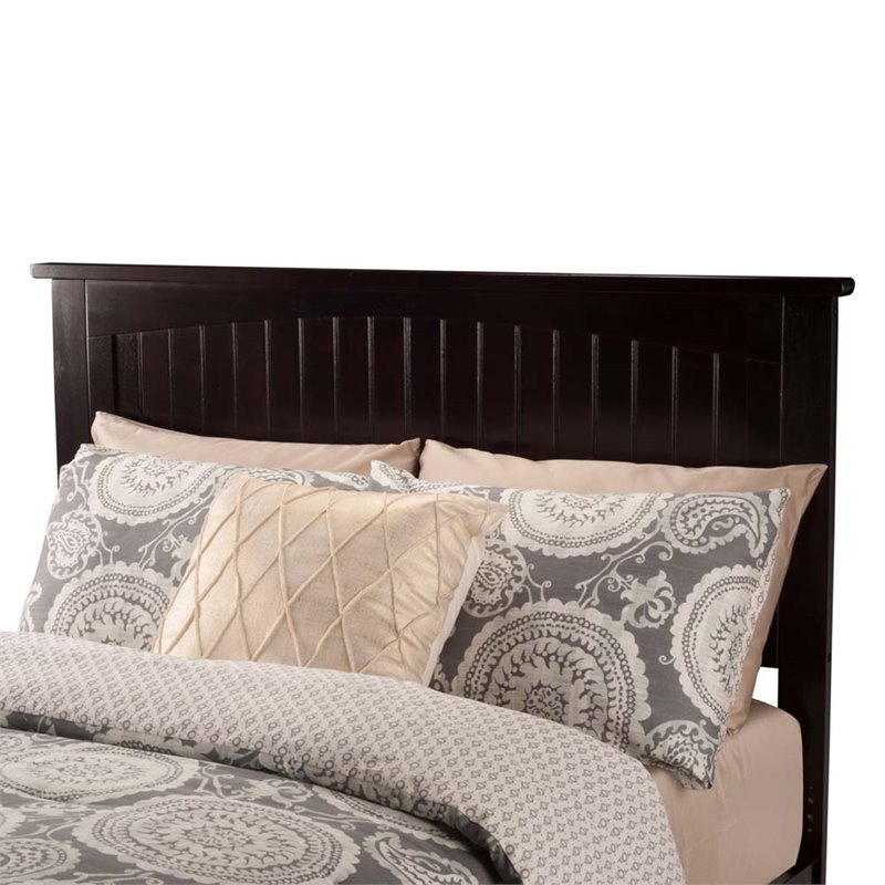 Leo & Lacey Queen Storage Platform Bed in Espresso