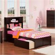 Leo & Lacey Urban Twin Storage Platform Bed in Espresso