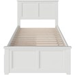 Leo & Lacey Madison Twin XL Platform Bed  & Storage Drawers in White