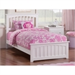 Leo & Lacey Farmhouse Solid Wood Twin XL Spindle Bed in White