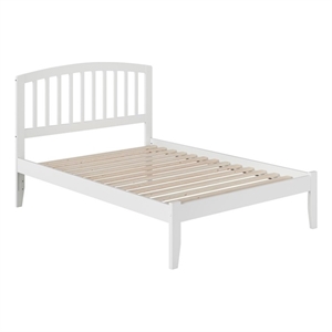 Leo & Lacey Richmond Full Solid Wood Platform Bed in White