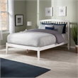 Leo & Lacey Richmond Queen Solid Wood Platform Bed in White