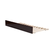 Leo & Lacey Mid-Century Solid Wood Twin Size Trundle in Espresso