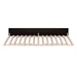 Leo & Lacey Mid-Century Solid Wood Twin Size Trundle in Espresso