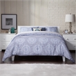 Leo & Lacey Contemporary Full Solid Wood Foundation Bed in White