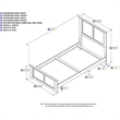 Leo & Lacey Madison Twin Wood Foundation Bed with Matching Footboard in Grey