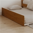 Leo & Lacey Full Platform Bed with Matching Foot Board with Twin Trundle in Gray