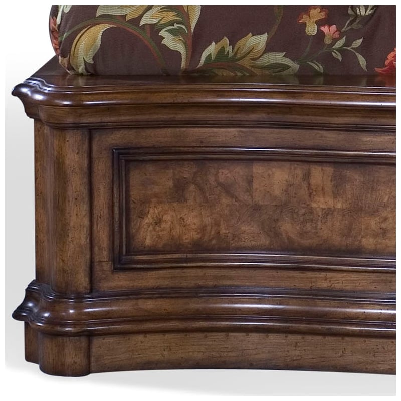 San Mateo Solid Wood King Bed in Mahogany Brown by Pulaski Furniture