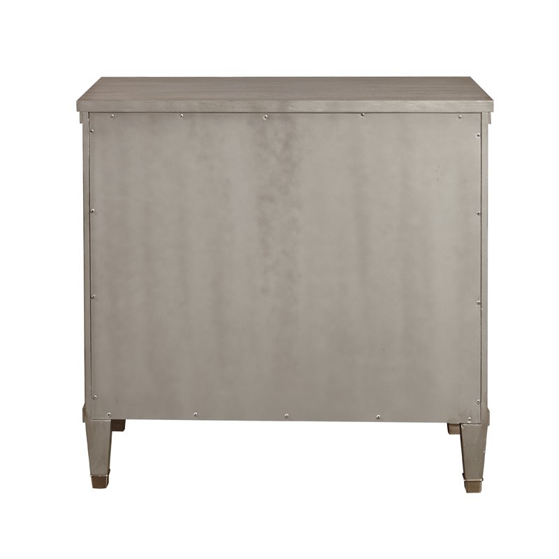 Home Fare Modern Three Drawer Mirrored Front Chest Ds D199 006