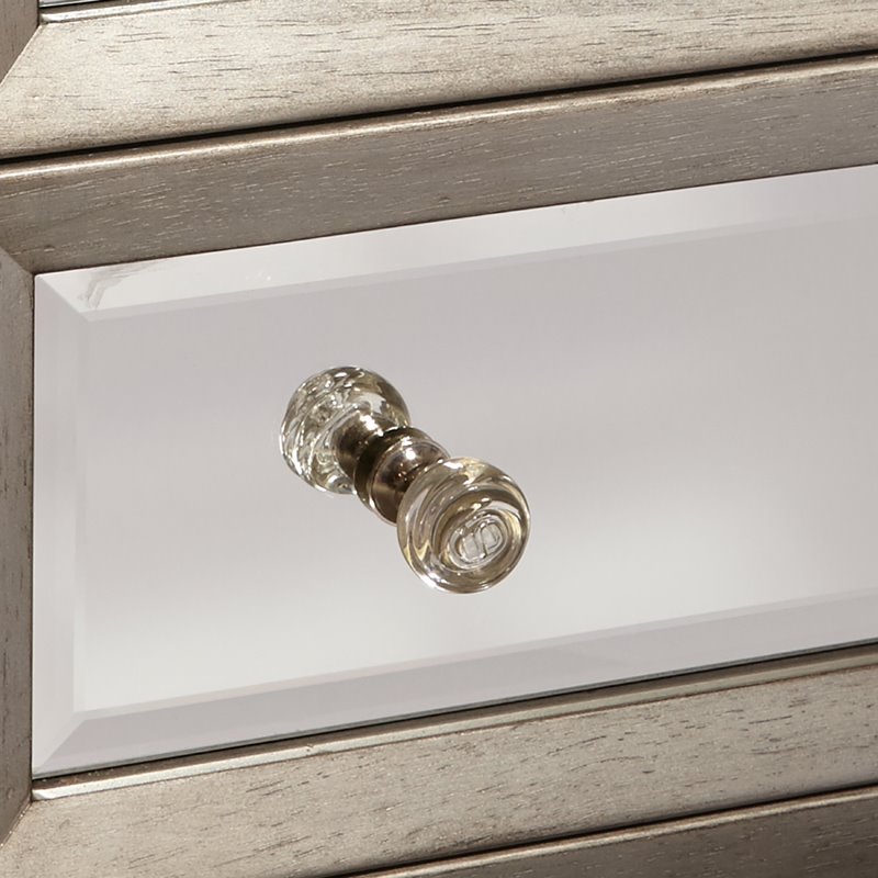 Home Fare Modern Three Drawer Mirrored Front Chest Ds D199 006