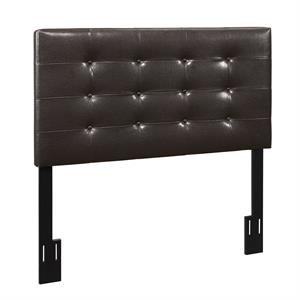 townsend full/ queen uph headboard in brown fabric