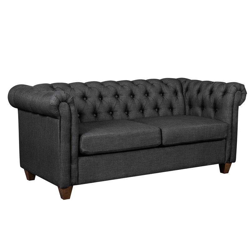 Tufted Chesterfield Sofa in Slate Gray 320C1477005