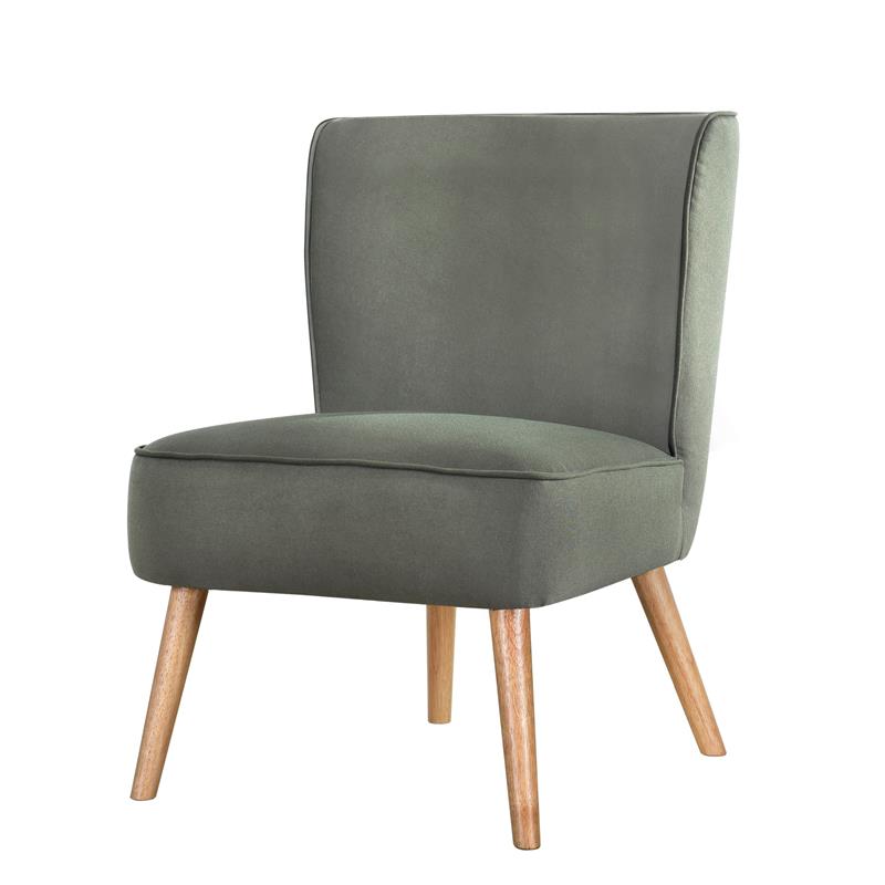 curved back upholstered chair