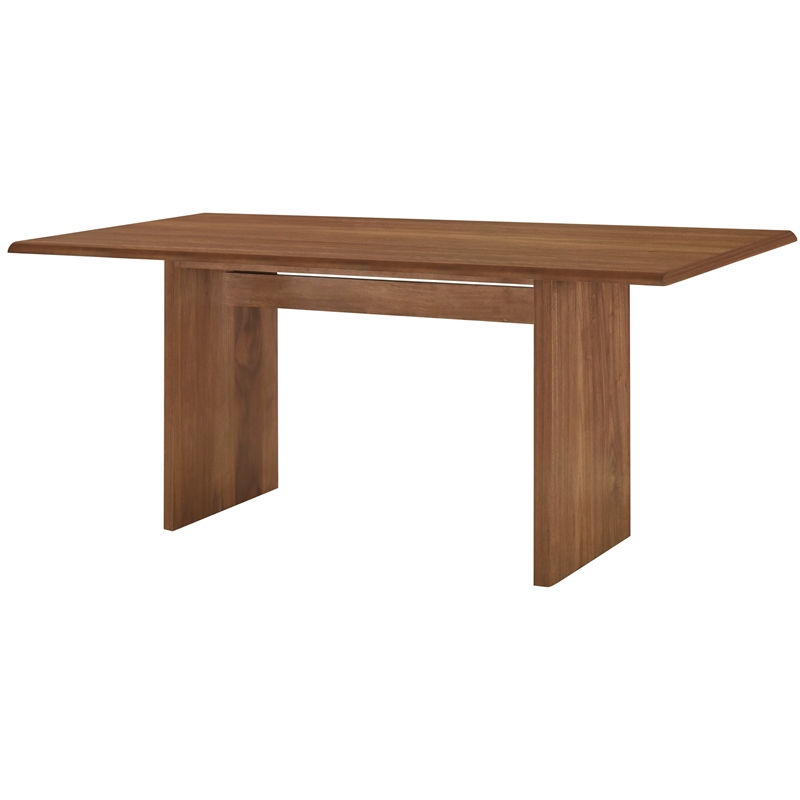 Double Slab Pedestal Base Wood Dining, Dining Table Wooden Base