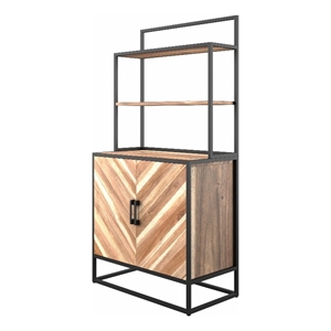 pinedale bar cabinet in brown