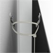 Universal 2 Shelf Bookcase in Pure White - Engineered Wood
