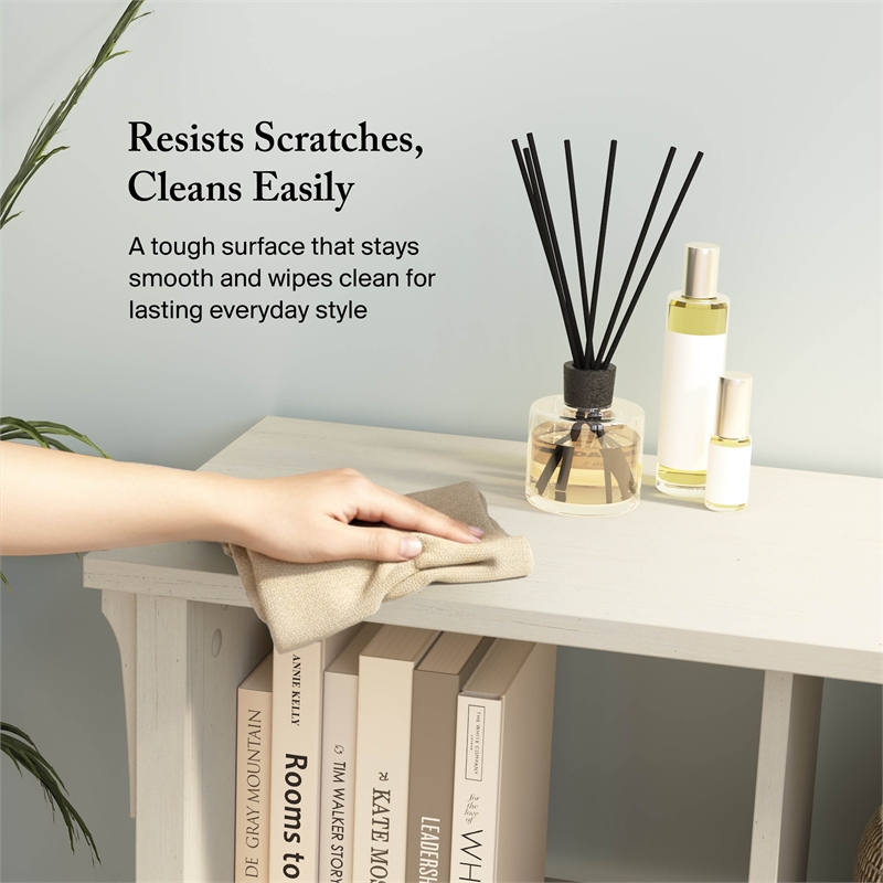 Salinas 6 Cube Organizer in Antique White - Engineered Wood