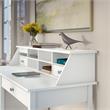 Bush Furniture Broadview Desktop Organizer in Pure White