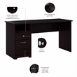 Cabot 60W Computer Desk with Drawers in Espresso Oak - Engineered Wood